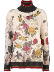 floral embroidered sweater Antonio Marras