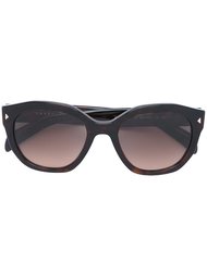 солнцезащитные очки с эффектом черепашьего панциря Prada Eyewear