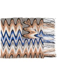 шарф с зигзагообразным узором Missoni