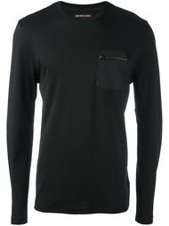 zipped pocket longsleeved T-shirt Michael Kors
