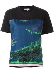 'leaves' print T-shirt Emilio Pucci