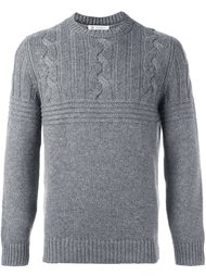 кашемировый джемпер с косами Brunello Cucinelli