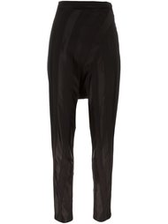 high-rise drop-crotch trousers Masnada