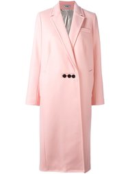 длинное пальто свободного кроя Courrèges