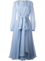 плиссированное платье с бантом Dolce &amp; Gabbana
