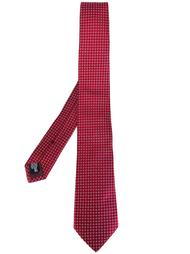 square pattern tie Armani Collezioni