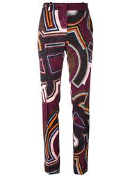 прямые брюки с узором Emilio Pucci