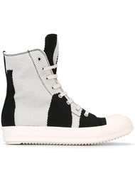 printed hi-top sneakers Rick Owens DRKSHDW
