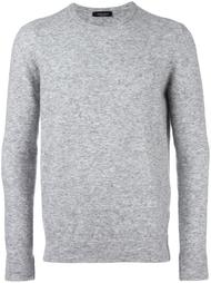 classic ribbed collar jumper Roberto Collina