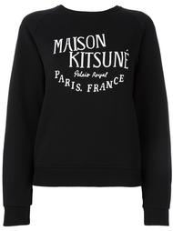 толстовка с логотипом Maison Kitsuné