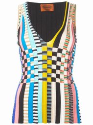 трикотажный топ в клетку Missoni