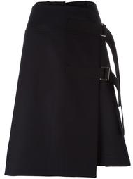 юбка с ремешками Sacai