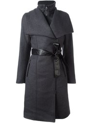 dislocated fastening belted coat Mackage