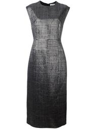 длинное платье с круглым вырезом Jil Sander