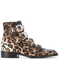 ботинки с леопардовым принтом Givenchy