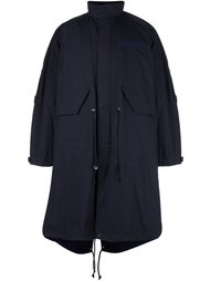 многослойная парка-пуховик Sacai