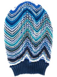 шапка с зигзагообразным узором Missoni