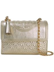 сумка через плечо с эффектом металлик Tory Burch