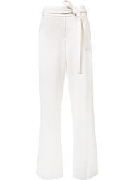 belted straight trousers Halston Heritage