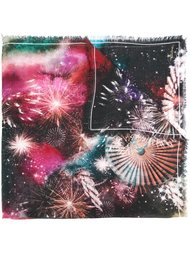 шарф с рисунком 'Fireworks' Roberto Cavalli