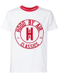 футболка с принтом логотипа Hood By Air