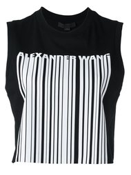 топ с принтом Alexander Wang