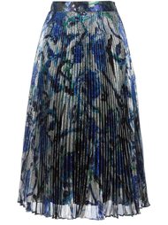 lamé pleated skirt Christopher Kane