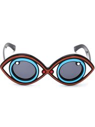 солнцезащитные очки 'Yazbukey 2' Linda Farrow Gallery