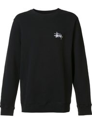 толстовка с круглым вырезом  Stussy