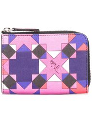кошелек на молнии с геометрическим рисунком Emilio Pucci
