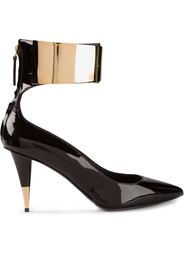 лакированные туфли с золотистой панелью Giuseppe Zanotti Design