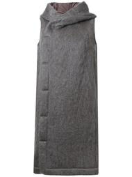 sleeveless hooded coat Rick Owens