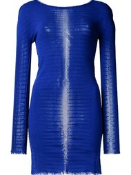 полосатый топ с бахромой Issey Miyake