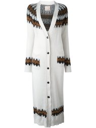 intarsia oversized cardigan  Laneus