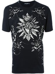 футболка с принтом 'Sacred Heart' Dolce &amp; Gabbana