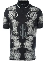 рубашка-поло с принтом Dolce &amp; Gabbana