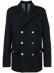 укороченное пальто с заостренными лацканами Pierre Balmain