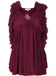 ruffled sleeveless blouse Iro