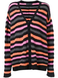 striped loose fit cardigan The Elder Statesman