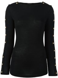 джемпер с пуговичной отделкой Balmain