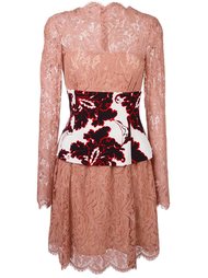 floral corset lace dress MSGM