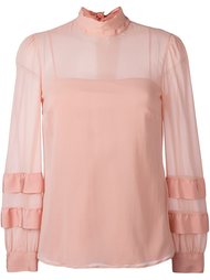 блузка с тройными манжетами  Red Valentino