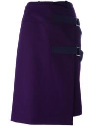 apron midi wrap skirt Sacai
