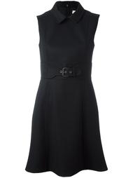 платье без рукавов с поясом Red Valentino