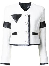 cropped jacket with triangle chest pocket Alexander Wang