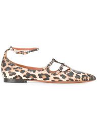 leopard print ballerina shoes Givenchy