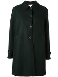 hooded coat Harris Wharf London