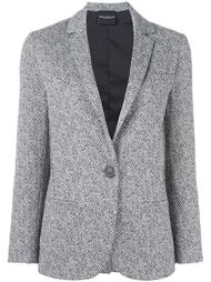 houndstooth pattern blazer Erika Cavallini