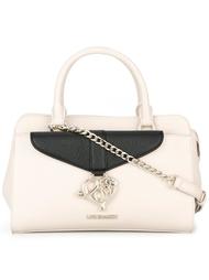 logo plaque tote Love Moschino