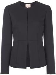 collarless fitted jacket Erika Cavallini